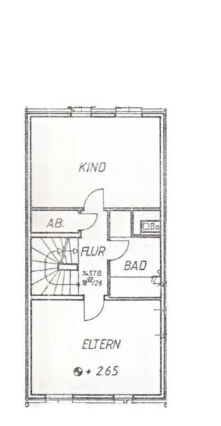 Grundriss Obergeschoss