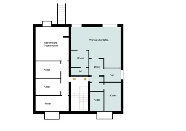 Grundriss-Keller